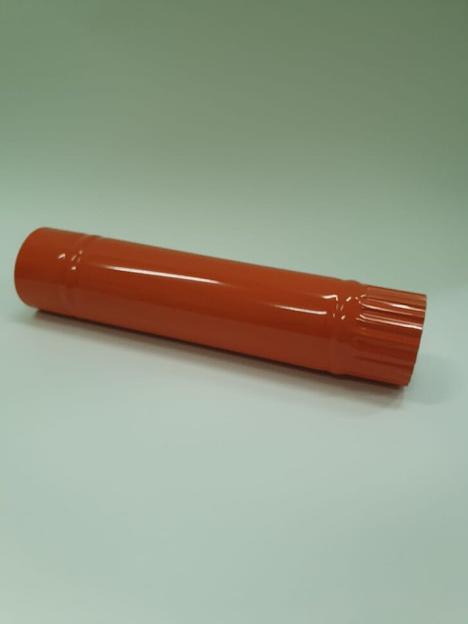 Труба D140 мм промышленная 1250 мм, порошковая покраска RAL 8017 шоколад опт фото 2