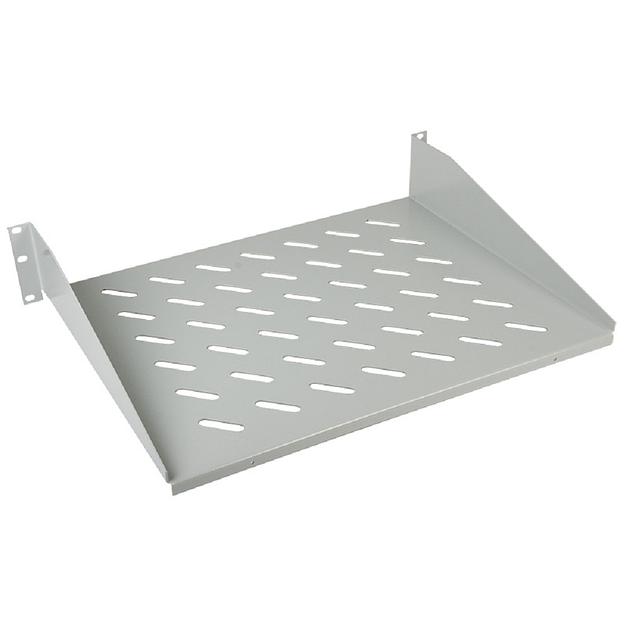 Полка стационарная Rexant 04-2628 2U нагр.:20кг. 19" 450мм серый фото 1