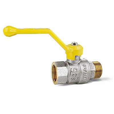 Кран шаровый латунный ГАЗ LD Pride Ду15 Ру40 ВН ручка фото 1
