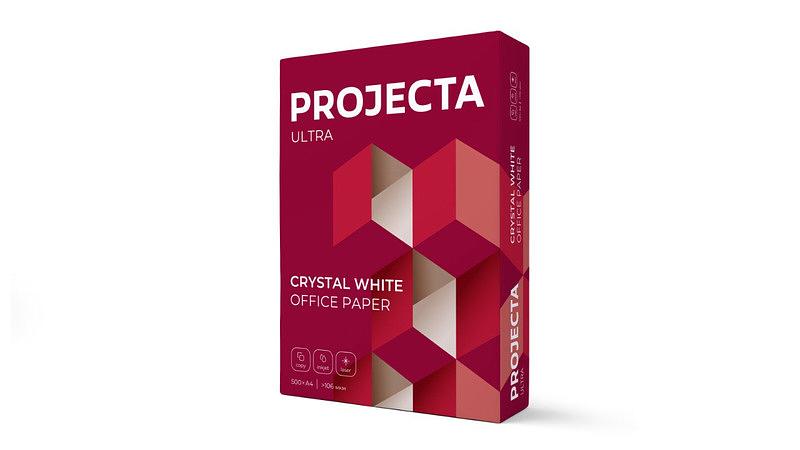 Бумага офисная Projecta ultra 80 г/м², 500 л., марка А, 162% (CIE) фото 1