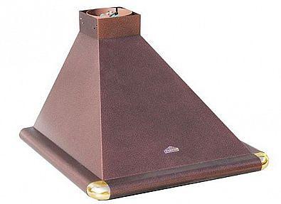 Вытяжка каминная Elikor Сатурн 60П-180-В1Л медный антик/золотистый управление: кнопочное (1 мотор) фото 1