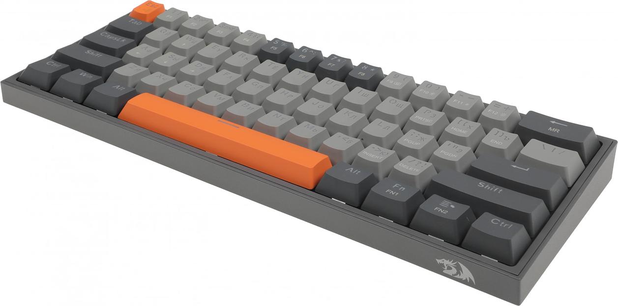 Клавиатура REDRAGON (72599) Fizz RU,Rainbow,красные свитчи, механическая фото 8