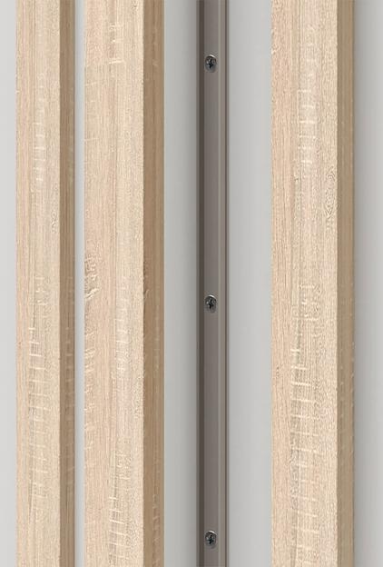 Интерьерная рейка МДФ STELLA «Ривьера» Дуб Санремо белый, 40х30х2700 мм (упаковка 4 шт) ОПТ фото 4