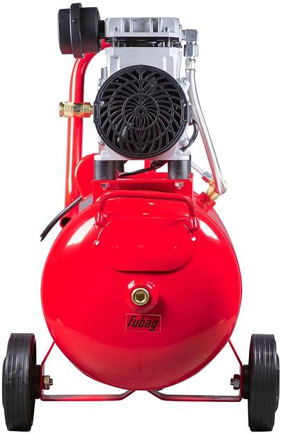 Компрессор поршневой Fubag OLS 180/24 CM1.2 Set 4.1 безмасляный 180л/мин 24л 900Вт красный/черный фото 6