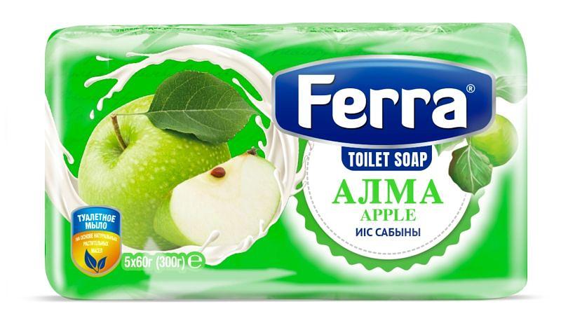 Мыло туалетное «Ferra» с запахом яблока, 300 гр ОПТ фото 1