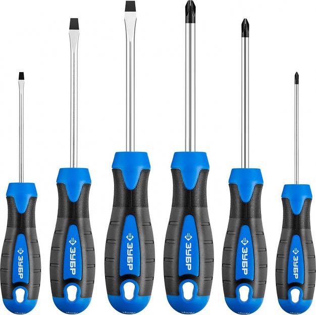 Набор отверточный Зубр 25239 6 предметов фото 1