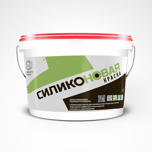 Силиконовая краска 6 кг фото 1