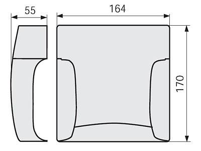 DBA W Тройник для плинтуса TBA фото 1
