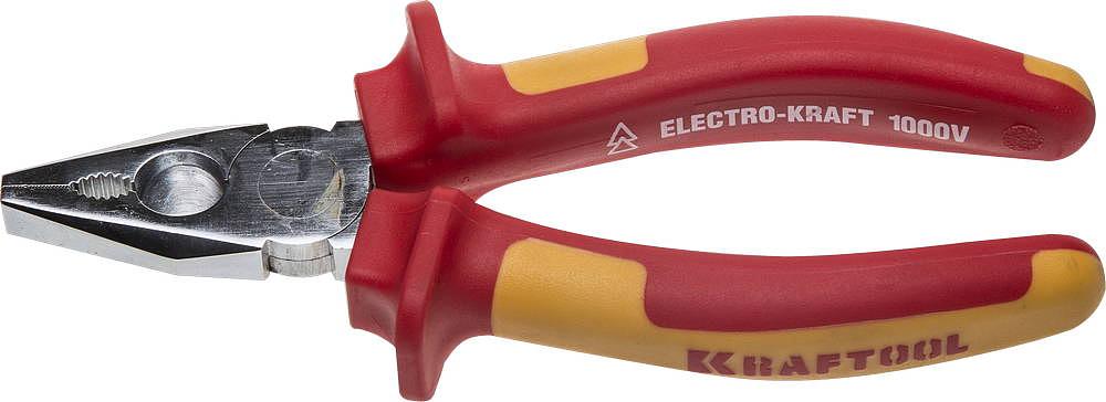 KRAFTOOL Electro-Kraft, 160 мм, комбинированные плоскогубцы (2202-1-16) фото 1