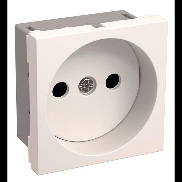 Iek CKK-40D-RSB2-K01-K РКС-20-20-П-К Розетка без з/к 2к (на 2 модуля) ПРАЙМЕР белая IEK фото 1