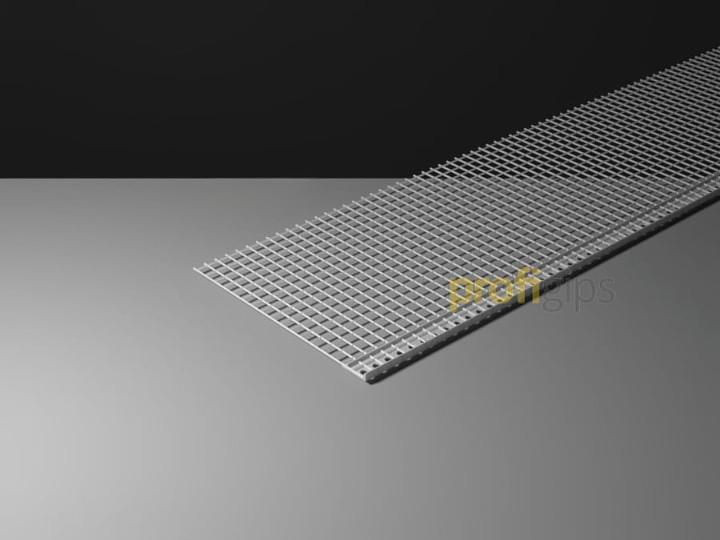 Маячковый профиль разделяющий ПВХ 6 мм с сеткой ProfiGips 2,5 м ОПТ фото 1