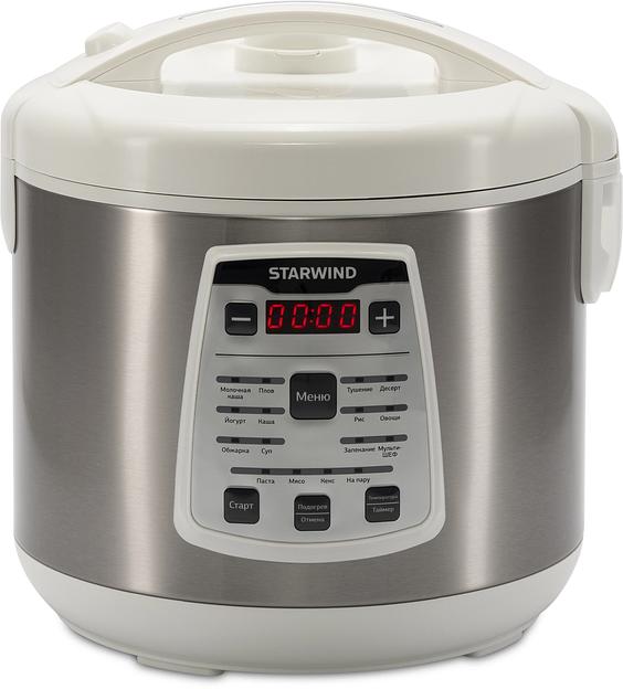 Мультиварка Starwind SMC4200 5л 900Вт белый/серебристый фото 1