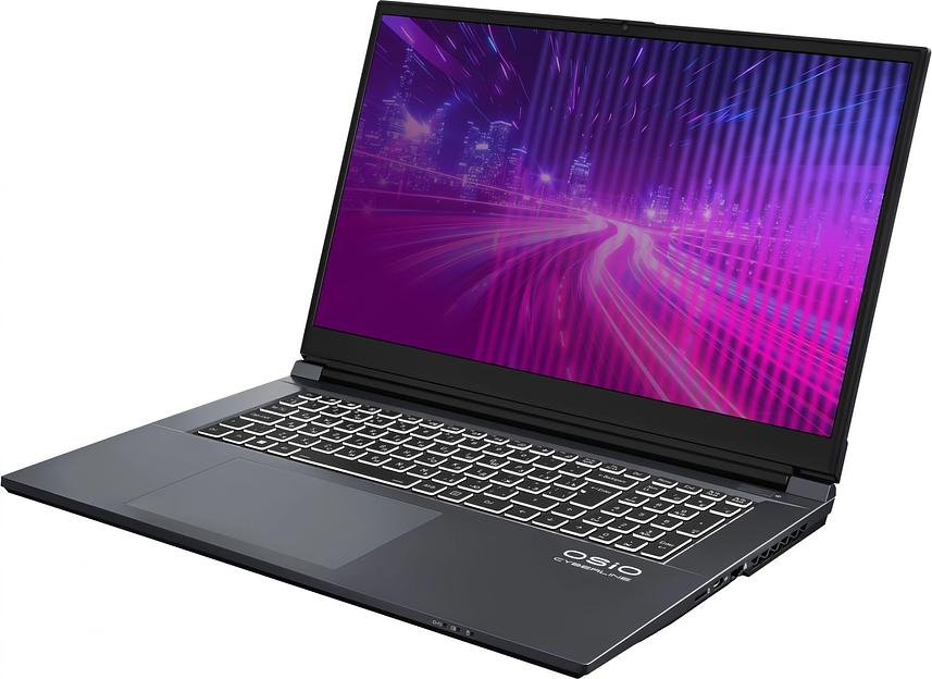 Ноутбук Osio CyberLine C170i-001 Core i5 12600H 16Gb SSD512Gb NVIDIA RTX RTX 3050 6Gb 17.3" IPS FHD (1920x1080) noOS dk.grey WiFi BT Cam 3410mAh фото 3