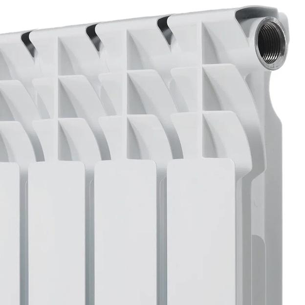 Радиатор биметаллический секционный ECO 500/80/4 боковоеподключение 592Вт фото 4