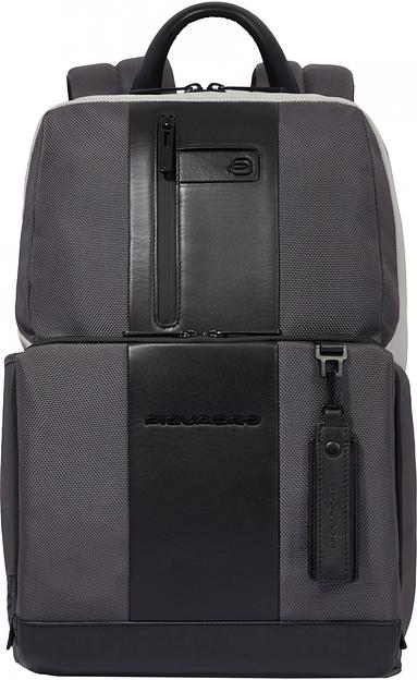 Рюкзак Piquadro Brief2 Special CA3214BR2S/GRN серый/черный нейлон/натур.кожа фото 1