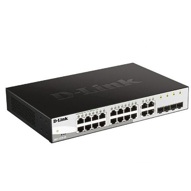 D-Link DGS-1210-20/F2A Настраиваемый L2 коммутатор с 16 портами 10/100/1000Base-T и 4 комбо-портами 100/1000Base-T/SFP фото 1
