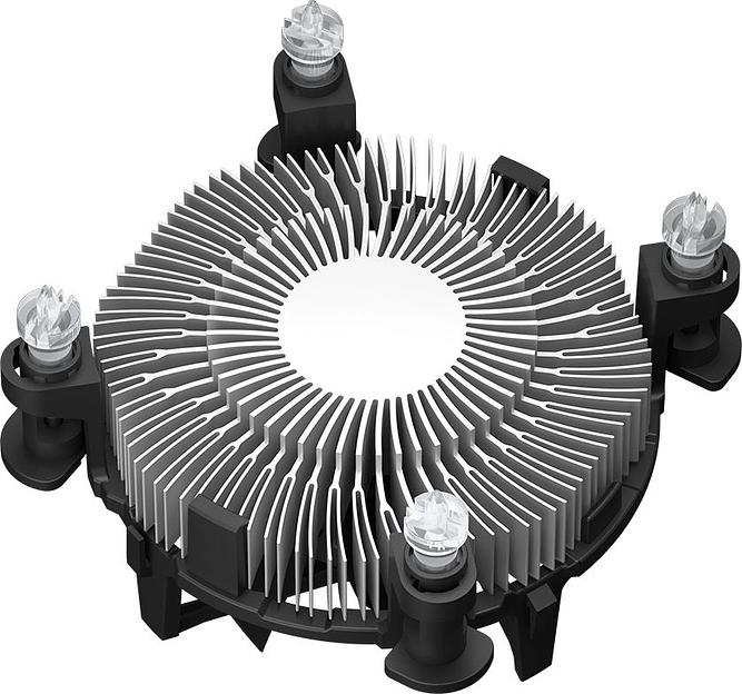 Устройство охлаждения(кулер) PcCooler R94-V2 Soc-1700 4-pin Al 65W 158gr Ret (R94V2-XXNIXX-GL) фото 5