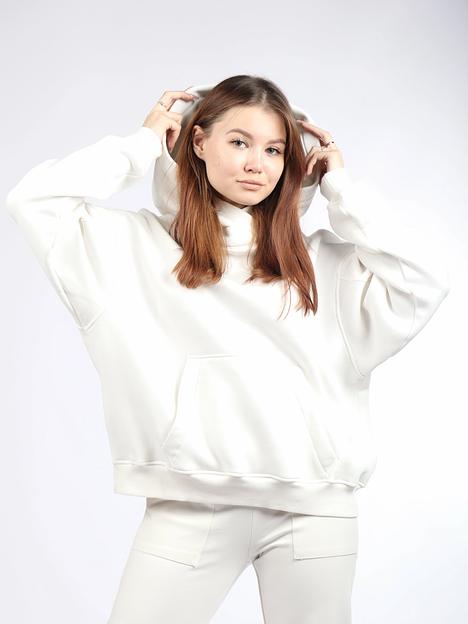 Худи женская OKSMILE белая фото 7