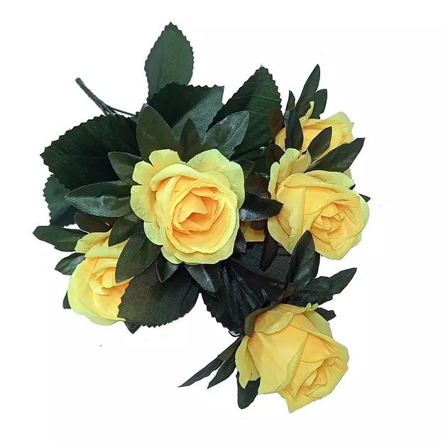 Букет с розами 6 голов 45см 481-778 фото 1