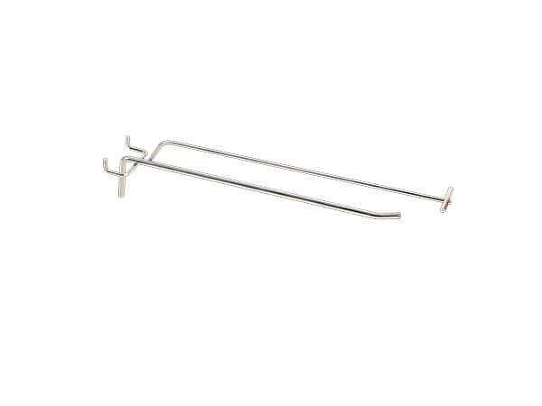 Крючок одинарный с ценникодержателем для перфорации опт фото 1