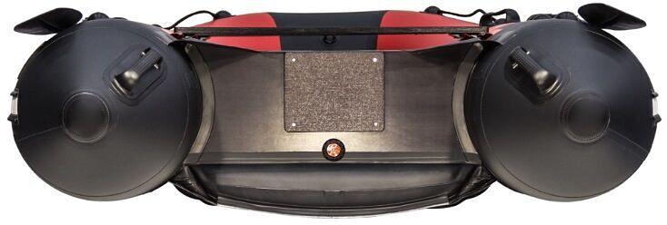 Лодка Ривьера Компакт 2900 НДНД, 2900*1500*420 мм., цвет: красный-черный фото 6