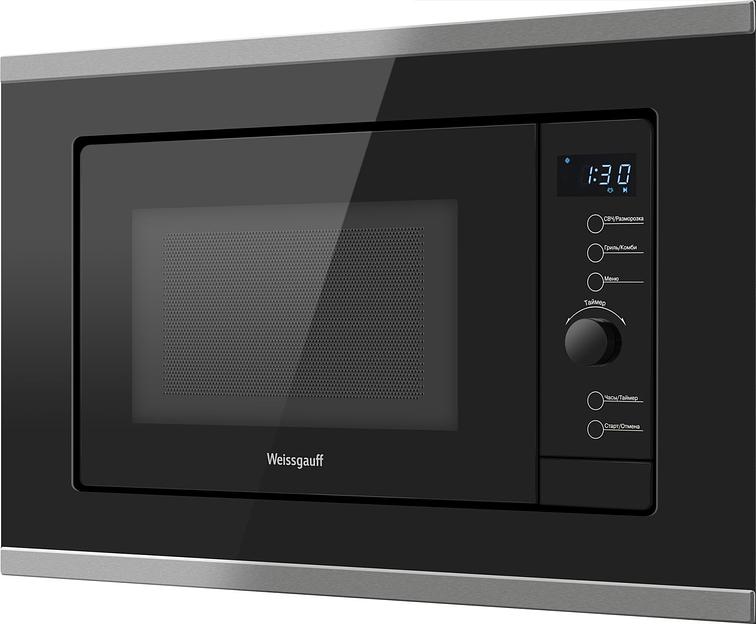 Микроволновая печь Weissgauff HMT-720 BX Grill 20л. 700Вт черный (встраиваемая) фото 2