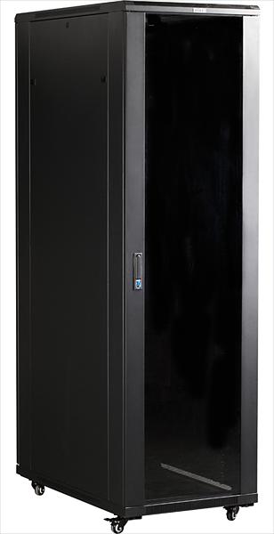 Шкаф 19" Business, 42U 600x800, черный, передняя дв. перфорир., задняя дв. распашная перфорир. (TWT-CBB-42U-6x8-P1) фото 3