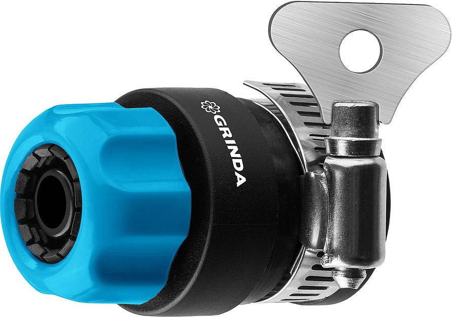 GRINDA TCC-34, диаметр 3/4″, с металлическим хомутом, для шланга, быстросъемный соединитель, PROLine (8-426335) фото 1
