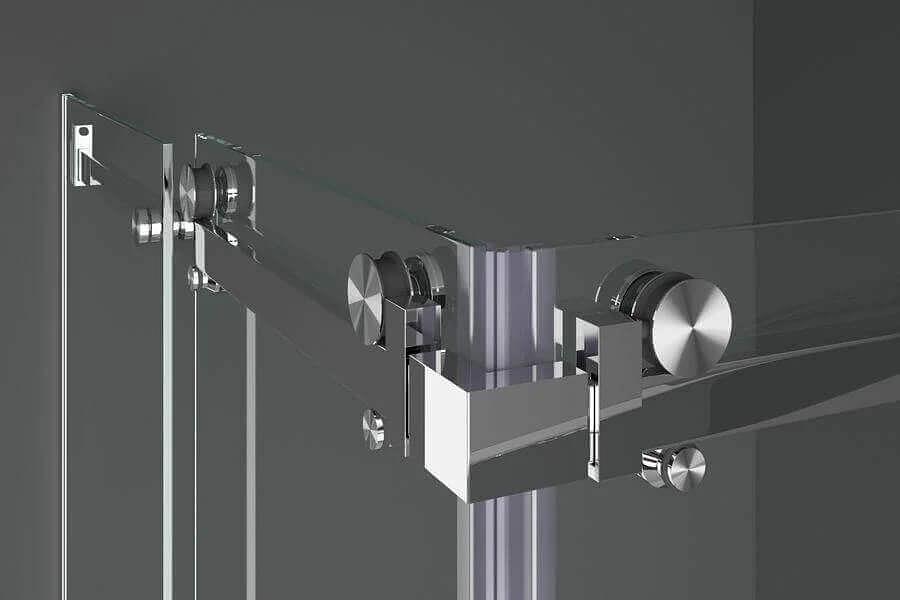 Душевое ограждение КазСтекло КС-120КД прозрачное фото 2