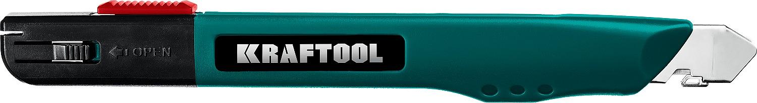 KRAFTOOL GRAND-9, 9 мм, нож для точного реза с автостопом (09192) фото 2