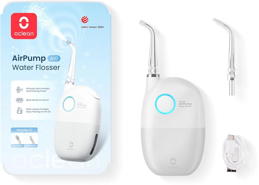 Ирригатор Oclean AirPump A10 (W7602) серый фото 1