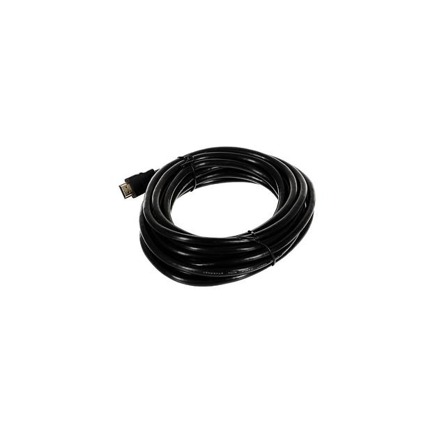 Кабель аудио-видео HDMI (m) - HDMI (m), 5м, GOLD, черный [00117502] фото 1