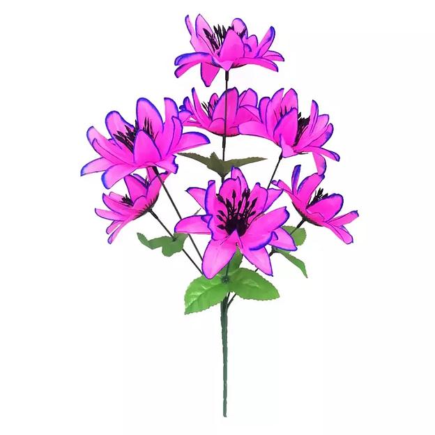 Букет лотосов 7 голов 47см 350-537 фото 5