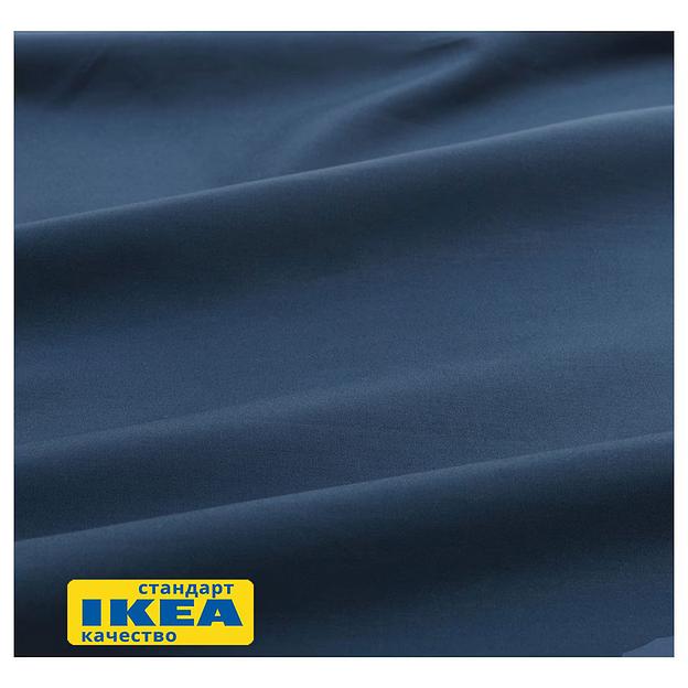 Наволочка УЛЬВИДОРО (ИКЕА УЛЛЬВИДЕ) 50x70, темно-синий, поплин KL-70342793 фото 3
