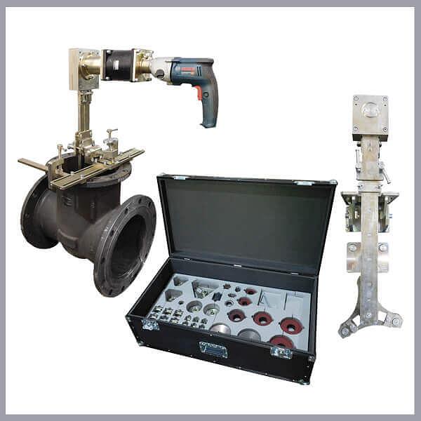 Переносной станок для ремонта уплотнительных поверхностей арматуры СТ-4-3 фото 1