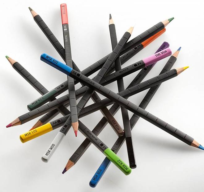 Карандаши цветные акварельные Moleskine WATERCOLOUR EW7P12COLA 12цв. мет.кор. фото 5