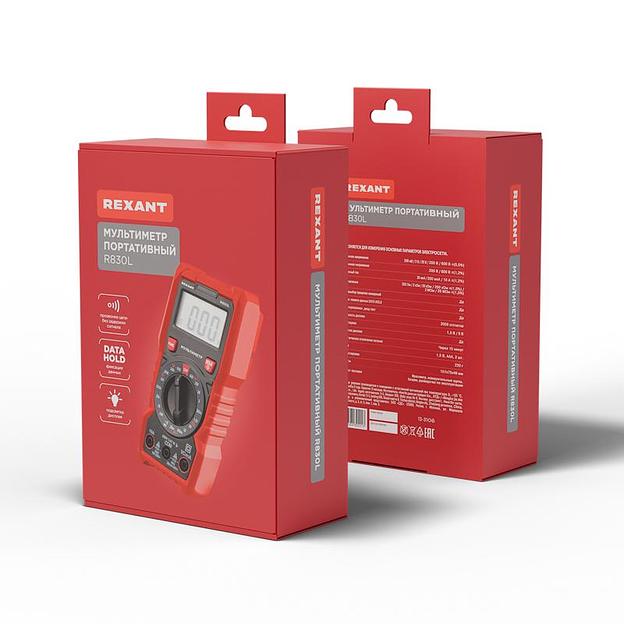 Мультиметр портативный Rexant R830L 13-3106 фото 7