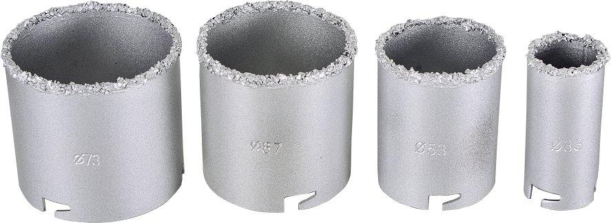 Набор коронок Вихрь 73/10/9/4 по керамике (1пред.) для шуруповертов/дрелей фото 1