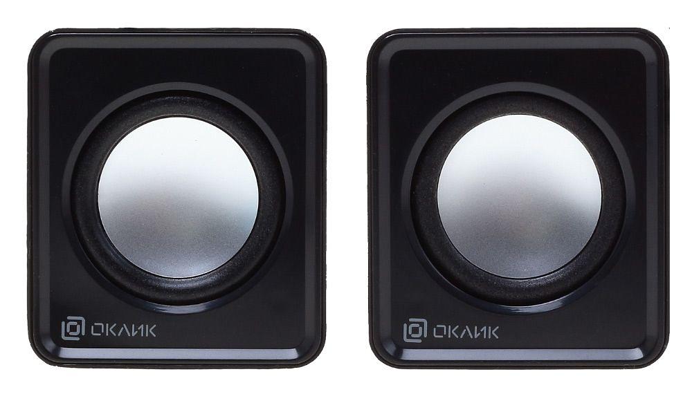 Колонки Оклик OK-331 2.0 черный 6Вт фото 2
