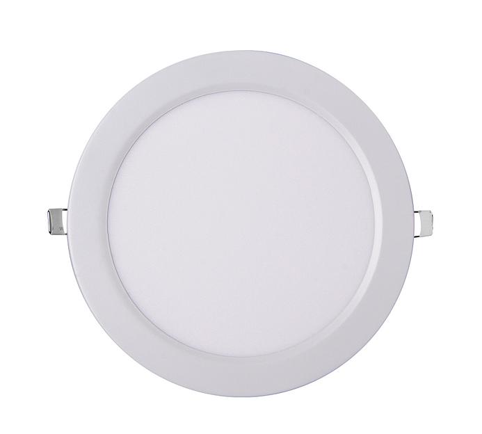 Светильник светодиодный ДВО-18w 4000K 1200 Лм IP40 WH d220мм встраиваемый круг JazzWay 5009738A фото 3