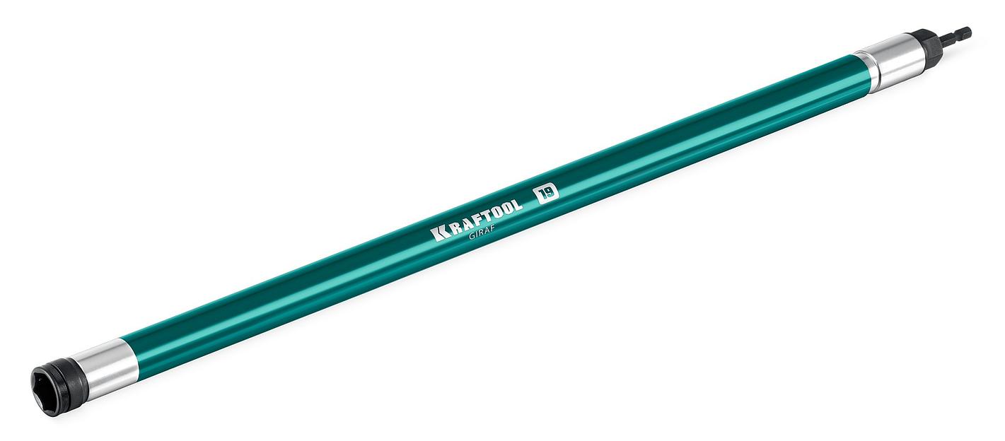 KRAFTOOL X-DRIVE LONG, 19 мм (М12), 585 мм, экстрадлинная ударная бита с торцовой головкой (26198-19) фото 1