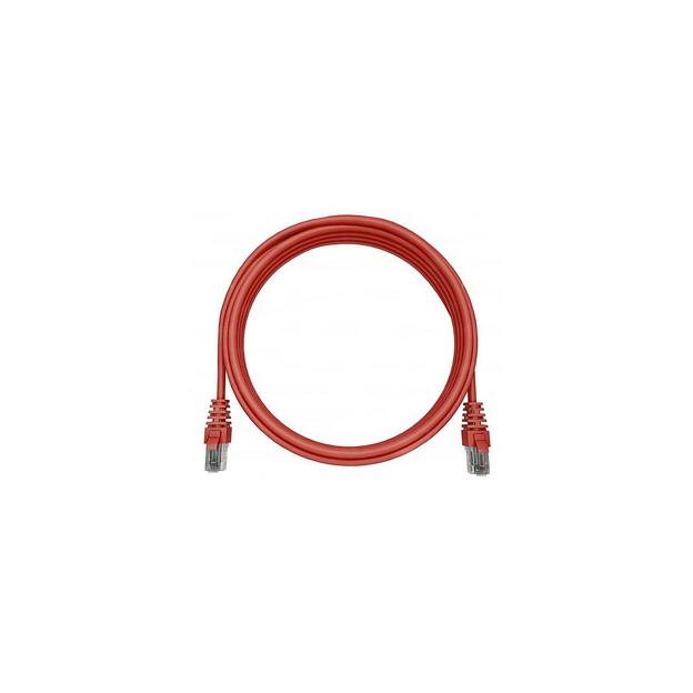 Патч-корд NTSS NTSS-PC-UTP-RJ45-5e-0.3-LSZH-RD, вилка RJ-45, вилка RJ-45, кат.5E, LSZH, 0.3м, красный фото 1