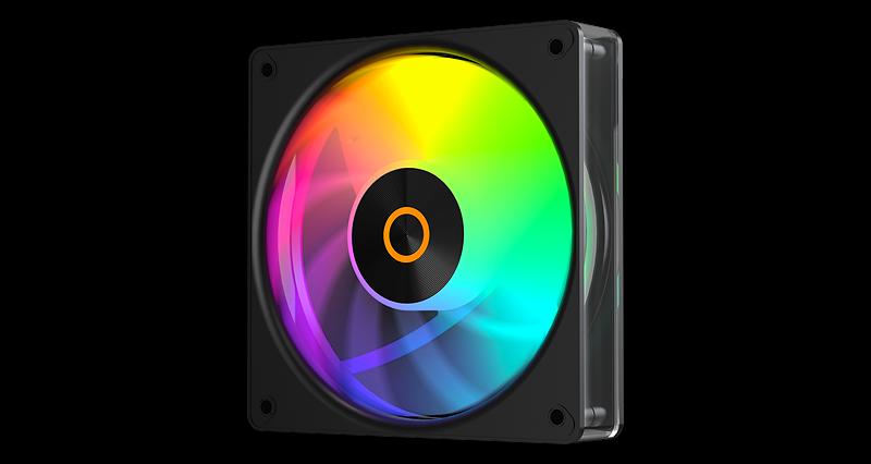 Вентилятор для корпуса Ocypus Gamma F12 Elite BK ARGB, 120x120x25mm, 4-PIN PWM, 600-1800 RPM, 26 DBA MAX, HYDRO BEARING фото 4