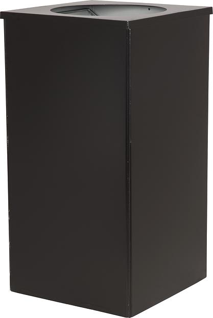 Урна 80 литров Квадро-24 черный фото 1