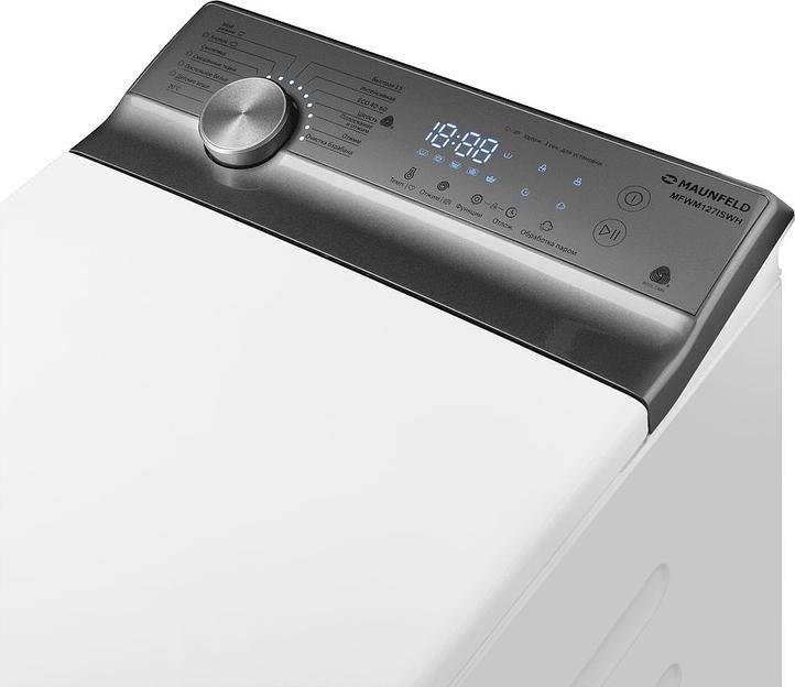 Стиральная машина Maunfeld MFWM127ISWH класс: A+++ загр.вертикальная макс.:7кг белый инвертер фото 6