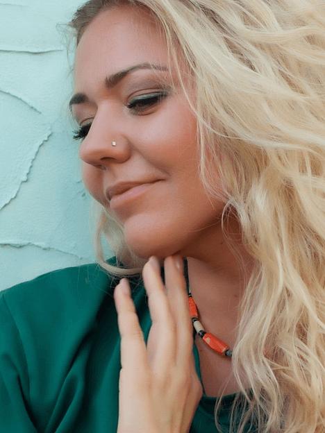 Ювелирный пирсинг в нос серебро нострил с фианитом фото 3