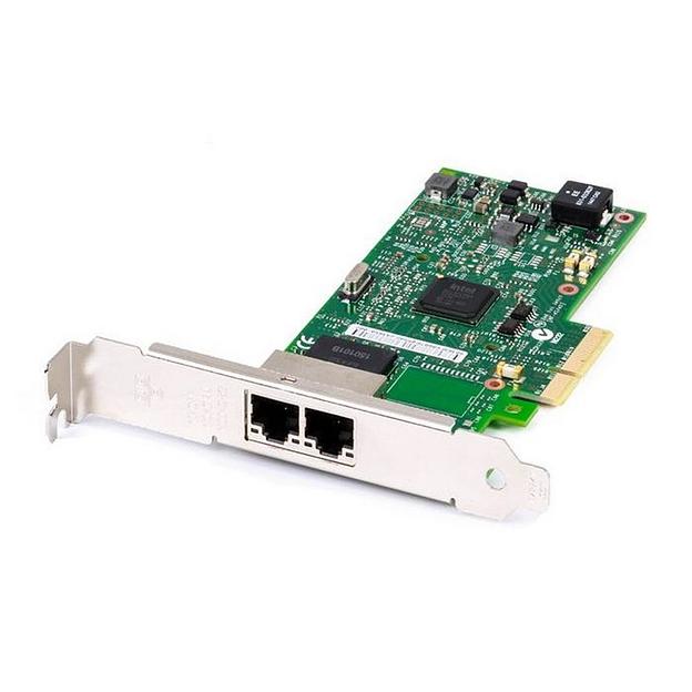 00YK612 ThinkSystem Intel I350-T2 PCIe 1Gb 2-Port RJ45 Ethernet Adapter фото 1