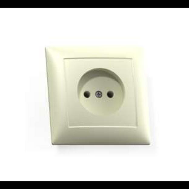 Розетка 1-м СП Селена РС16-369 16А IP20 сл. кость Кунцево 8145 фото 1