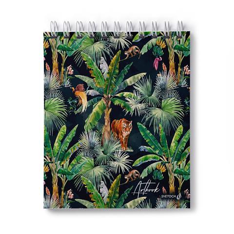 Артбук 17,5х 20 см, 80л., блок белый 100 г/м2, на гребне, Закон джунглей, 80АРТ-012, SVETOCH фото 1