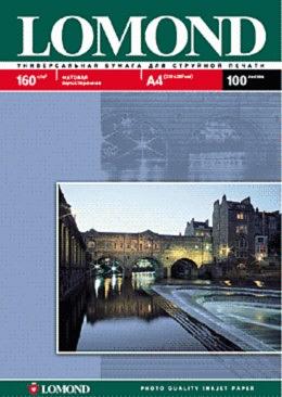 Фотобумага Lomond 0102031 A4/160г/м2/25л./белый матовое для струйной печати фото 1